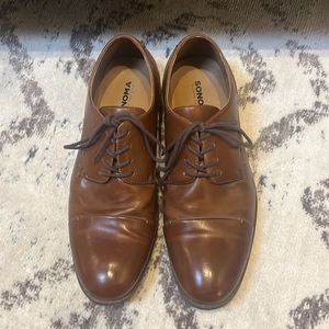 EUC Sonoma Leather Lace Up Oxford Shoes Mens Size 10
